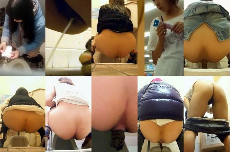 無修正　追い撮りトイレ盗撮