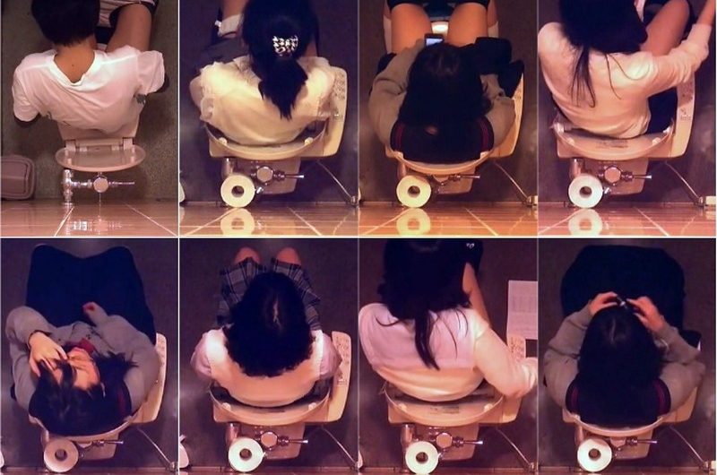 NEU 便器に捻り出された汚物が丸見え！女性達の綺麗な服装・姿と便器の中身