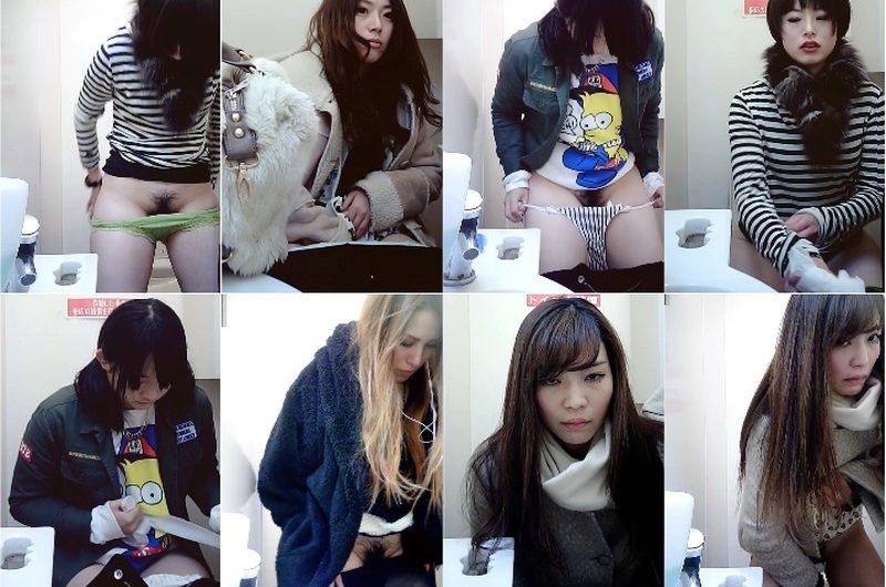 美女コンビニトイレ5