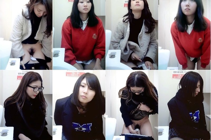 美女コンビニトイレ1