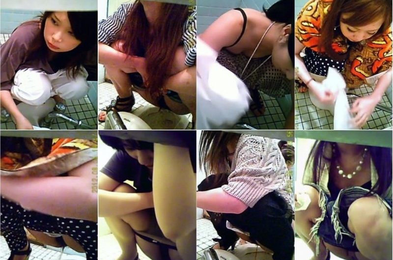 無修正　和式トイレ総勢30名のオシッコ、ウンコ映像