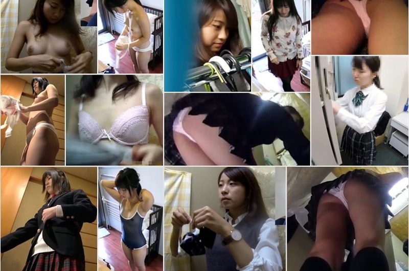 《ハイビジョン着替え特別セール！》JKメイン着替え盗撮16人セット, Mバイト着替え35～私物チェック～