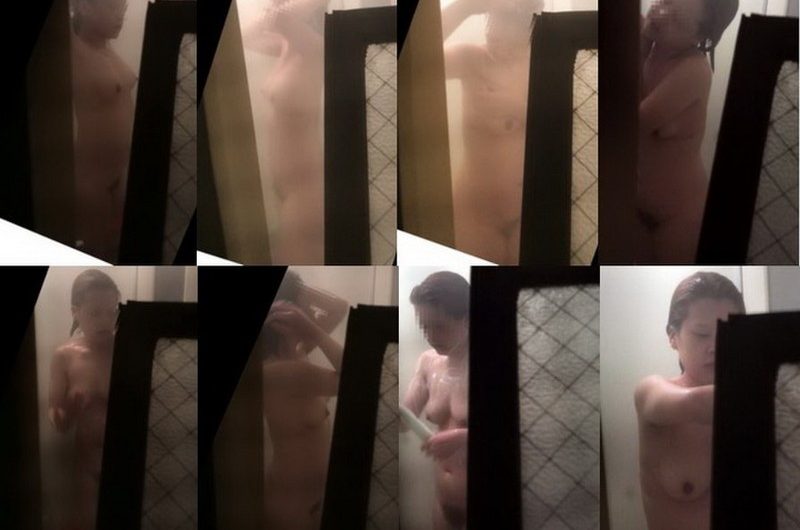 GCOLLE 窓枠の隙間からのぞく巨乳美女の裸