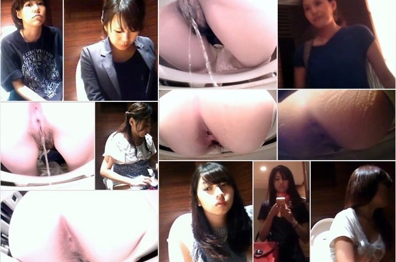 感動！美女達の中腰放水可愛いカメラ目線うんち股覗き全７名