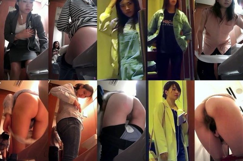 原幹Ｅ風美女が中腰丸見え! ＧＡＰ堪能美人ＯＬ同僚必見全９名