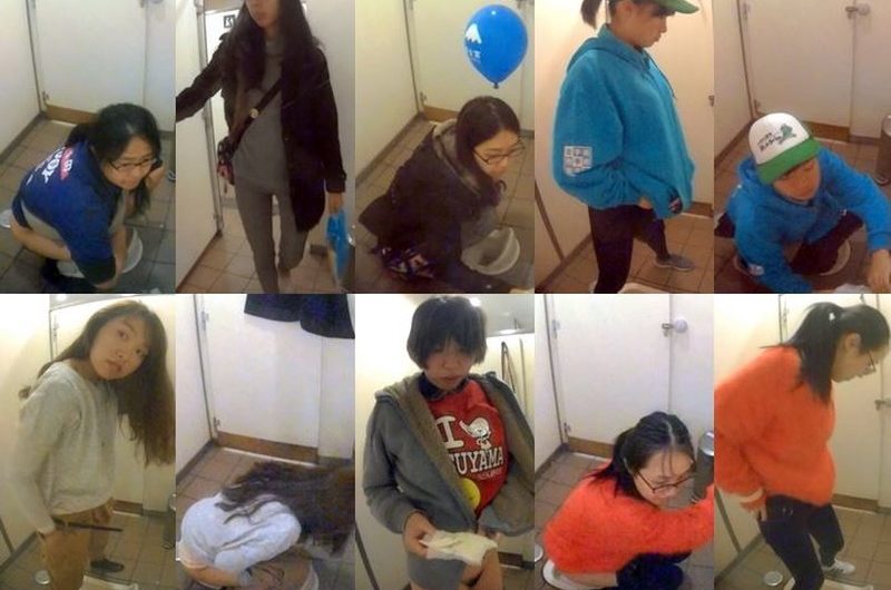 特定要素高めな和式横から姿どり