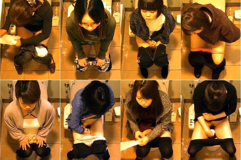 女性たちの洋式トイレ2