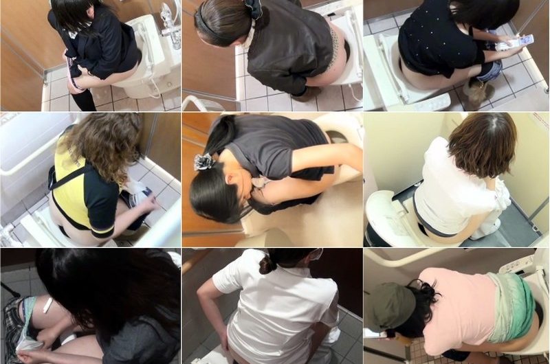トイレ特攻空撮！突撃！隣の桃尻を狙え