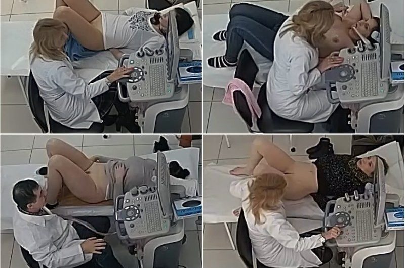 女性の超音波室をこっそり撮影 1280