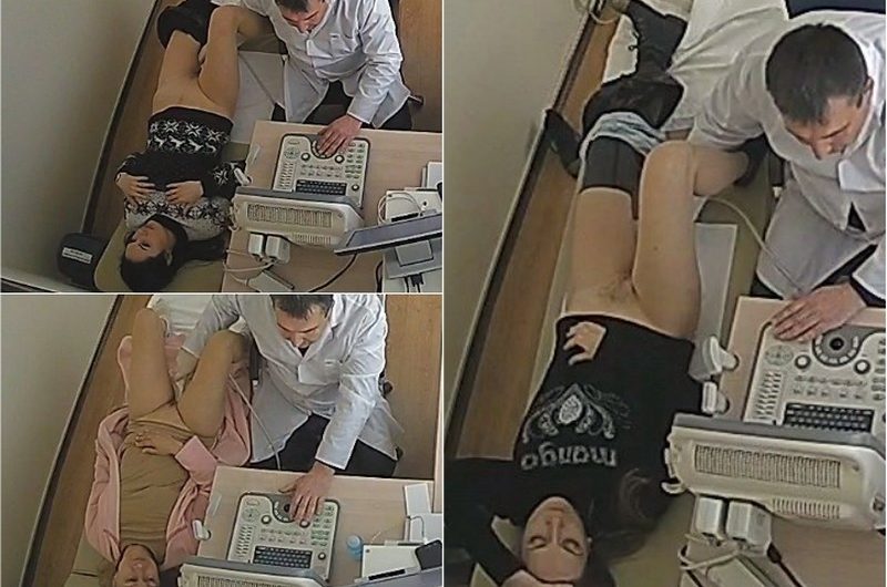 女性の超音波室をこっそり撮影 08