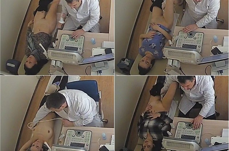 女性の超音波室をこっそり撮影 06