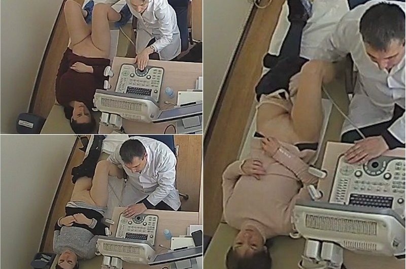 女性の超音波室をこっそり撮影 07