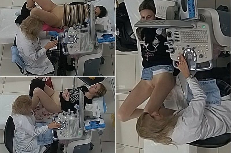 女性の超音波室をこっそり撮影uzi1920_2