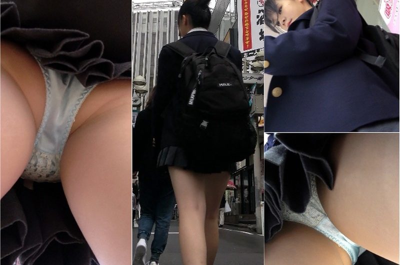[4k]極ミニ制服JKちゃんの使い込まれたパンツが見たかった！！フロントもあり！！
