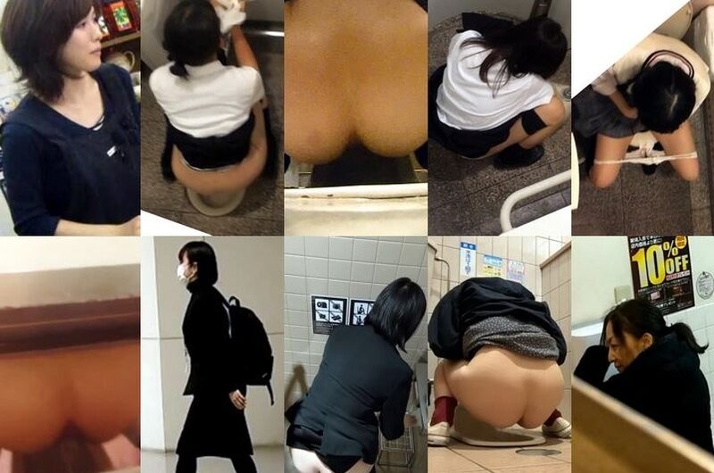 トイレの上から・・・, 永久保存版！女子大生の和式トイレ, トイレの中の〇Ｋ達, 【新作】【FHD】【顔有】女性スタッフのSC籠り空爆　オリシー交換のマン毛見せ美熟女さん