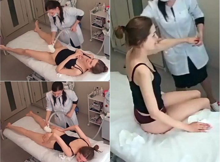 【流出】レーザー脱毛サロン美女隠し撮りシリーズ9