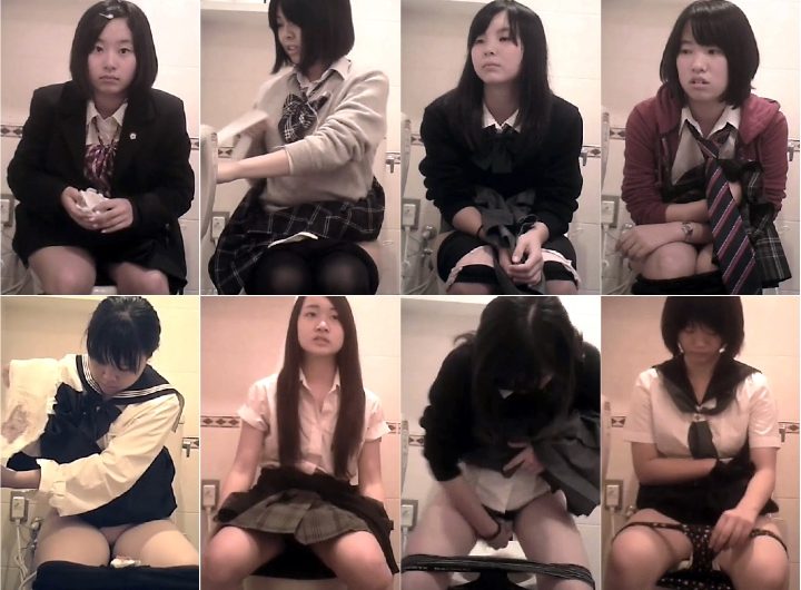 【必見】制服美少女11名の洋式はずかしヒミツの時間