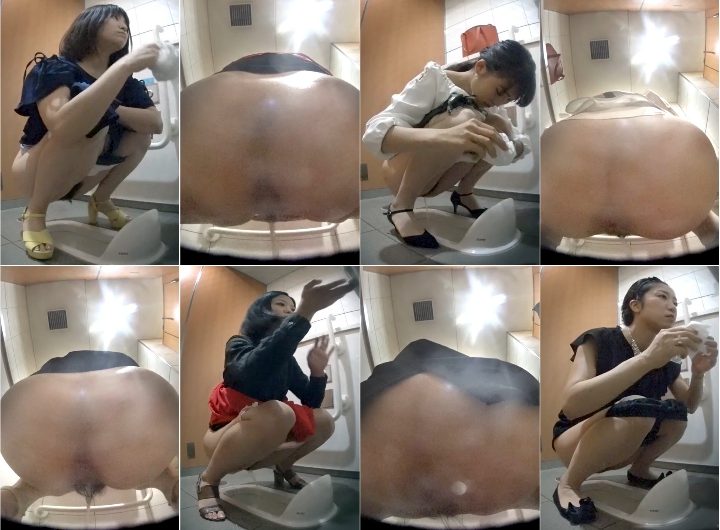またまた我慢からの天から滝上りお姉さん大都会駅トイレ未流出１５