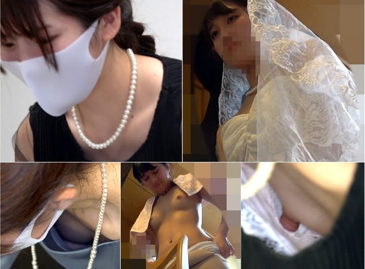 【FHD】4名。結婚式パンチラ胸チラ・新婦のお色直しvol.13