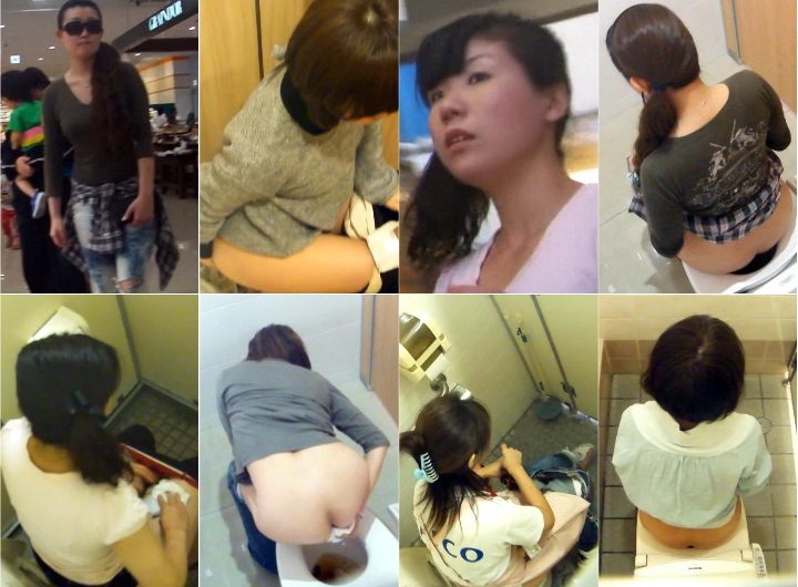 Hi-Vision 洋式トイレ空撮映像　10名収録