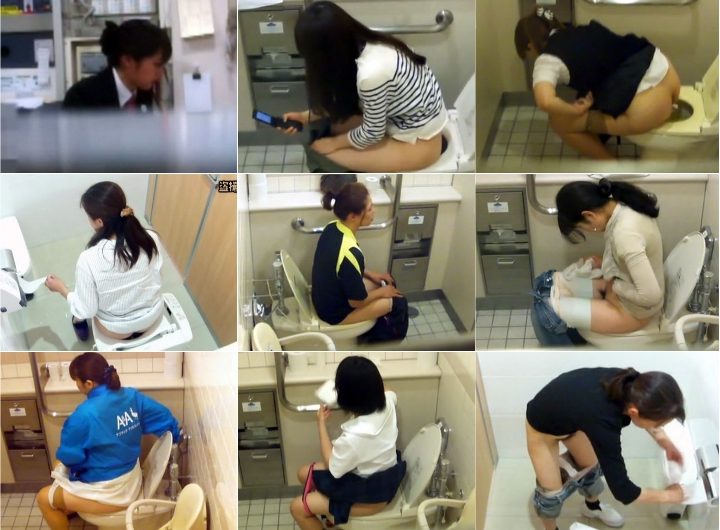 無修正　全国チェーン某有名ホテル盗撮潜入女子便所！