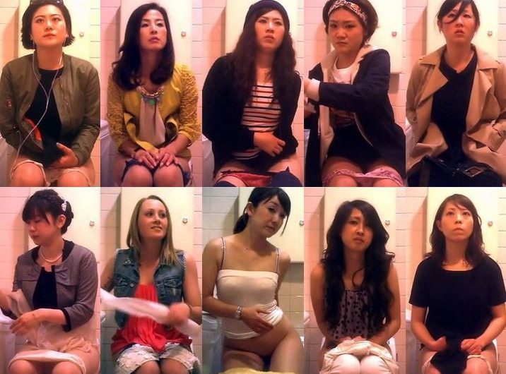無】盗撮　洋式トイレ盗撮映像。熟女やギャル、お姉さん⑤