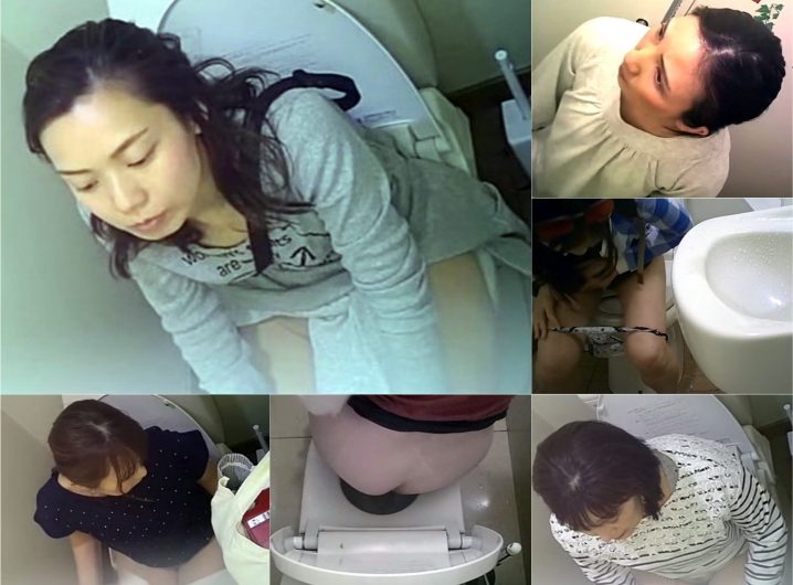 無修正　マルチコンビニトイレ4カメ洋式トイレ盗撮