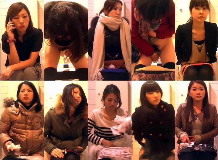 無】盗撮　洋式トイレ盗撮映像。熟女やギャル、お姉さん⑧