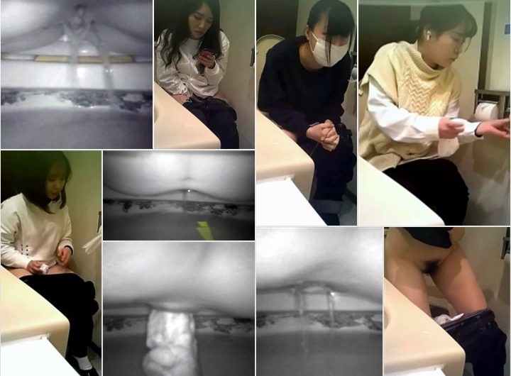 無修正　【新作】トイレ盗撮シリーズ（２カメ）001