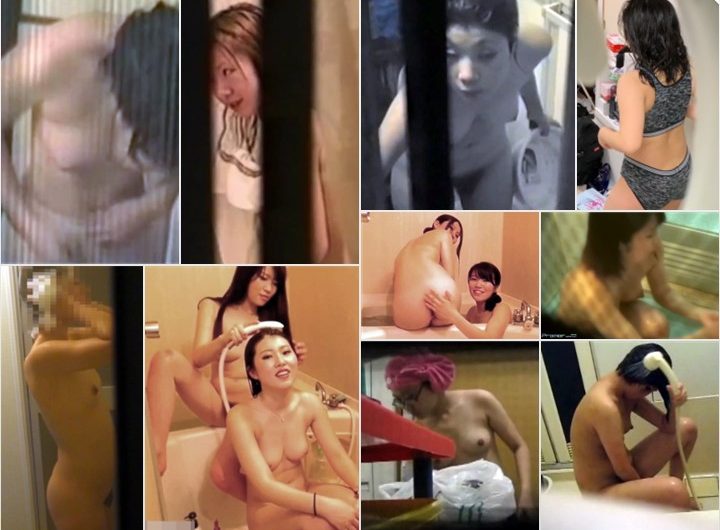 女子大生たちの美乳と、可愛らしく茂った陰毛に癒やされる, 【素人】友達同士だと超大胆になれる★巨乳大学生２人の入浴全裸レズごっこ配信 Ⓑ 39分, 民家風呂 vol.016, 全身マッサージしながら両手で丁寧に身体を洗う嬢【しのび盗撮　禁断の民家浴室　4】