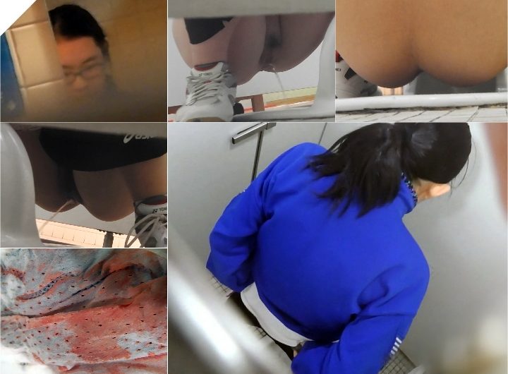 GW特別企画 前代未聞 私物撮影中に更に可愛い子が隣に入室【第三体育館　File088】