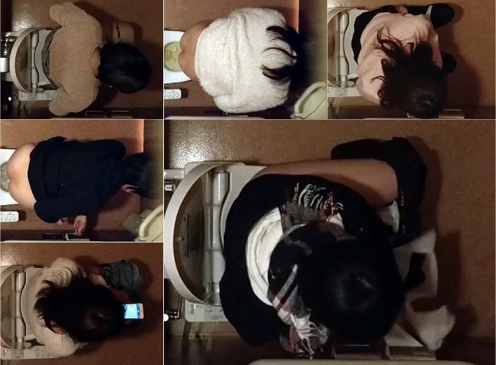 「笑い止まらん！」制服女子　器用な中腰放尿　大あり　全10名