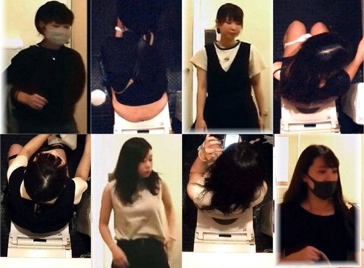 撮り下ろし　最近の雑居ビル洗面所　4名（うち1人2回登場）