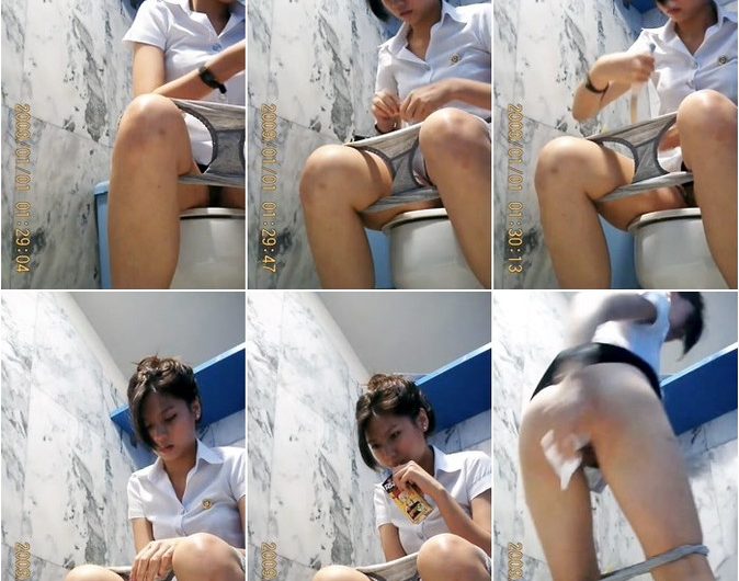 Thai toilet spycam