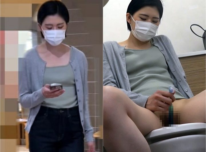 【トイレオナニー】超変則型‼デート前に発情歯ブラシオナニーする女の子