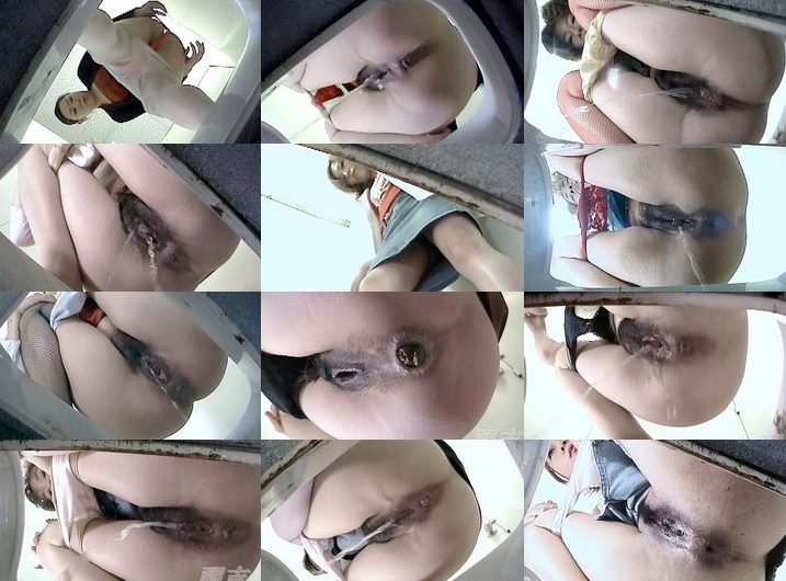 【個人撮影】 汲み取りトイレ 便槽内潜伏手撮り盗撮⑯