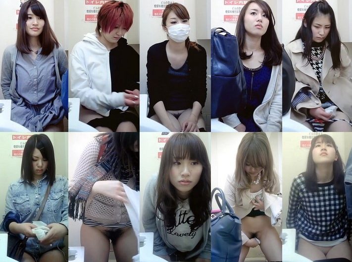 無修正　第5章★最新コンビニ洋式トイレ正面 25名以上収録作品