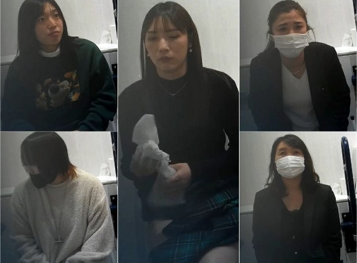 北●景子激似！薄毛の秘部を前後から襲います【突撃！隣の女子トイレ⑤】
