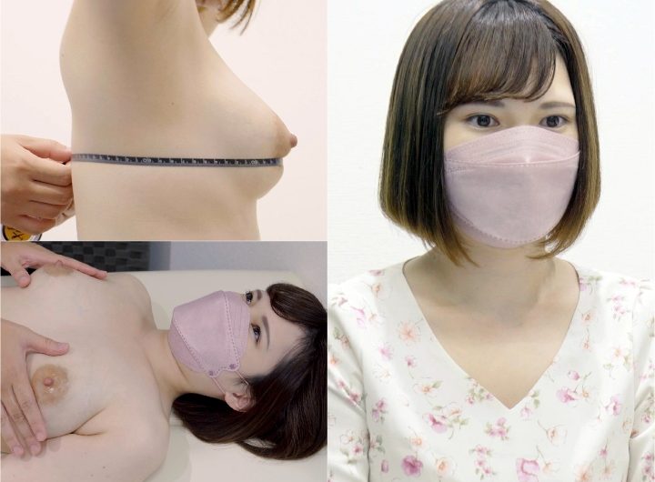 【超美巨乳】検査薬を胸に塗り触診。真面目そうな美人妻にセクハラ。【検診／流出】