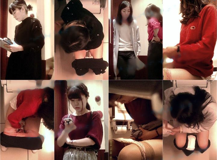 女子トイレ紀行 No.08 カメラ増設で局部を狙い撃ち♪/外撮りたっぷり4名収録！