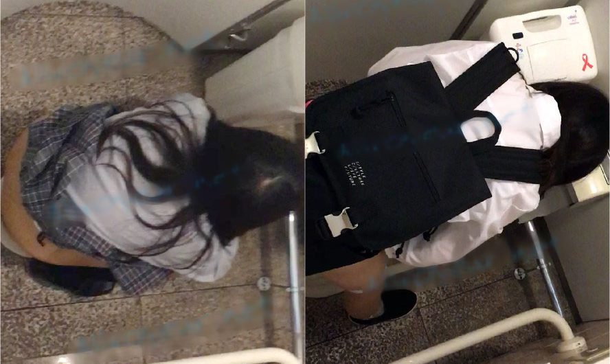 【流出】某首都圏私立JKトイレ盗撮 和式ver. ②