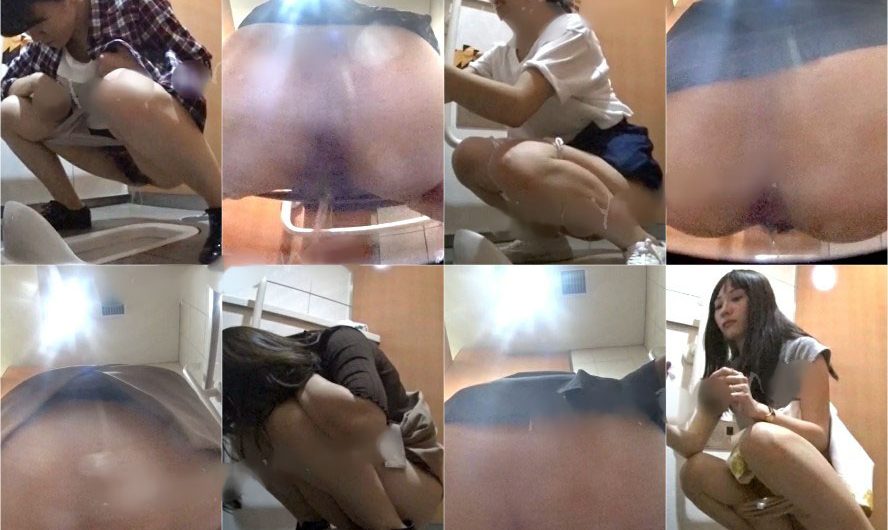 未流出和式トイレ3太いうんこからのペーパー匂い嗅ぎからの・・・
